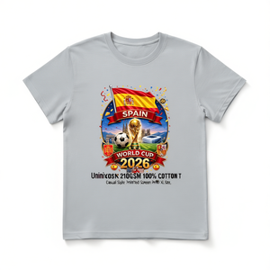 T-Shirt Unisex 210GSM 100% Cotone Stile Casual con Stampa Personalizzata Serigrafica Taglia XL - Product Image 2