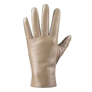 Nouvelle saison d'hiver mode femmes dame en cuir souple habillage gants hiver chaud avec fourrure femmes gants de conduite - Product Image 2