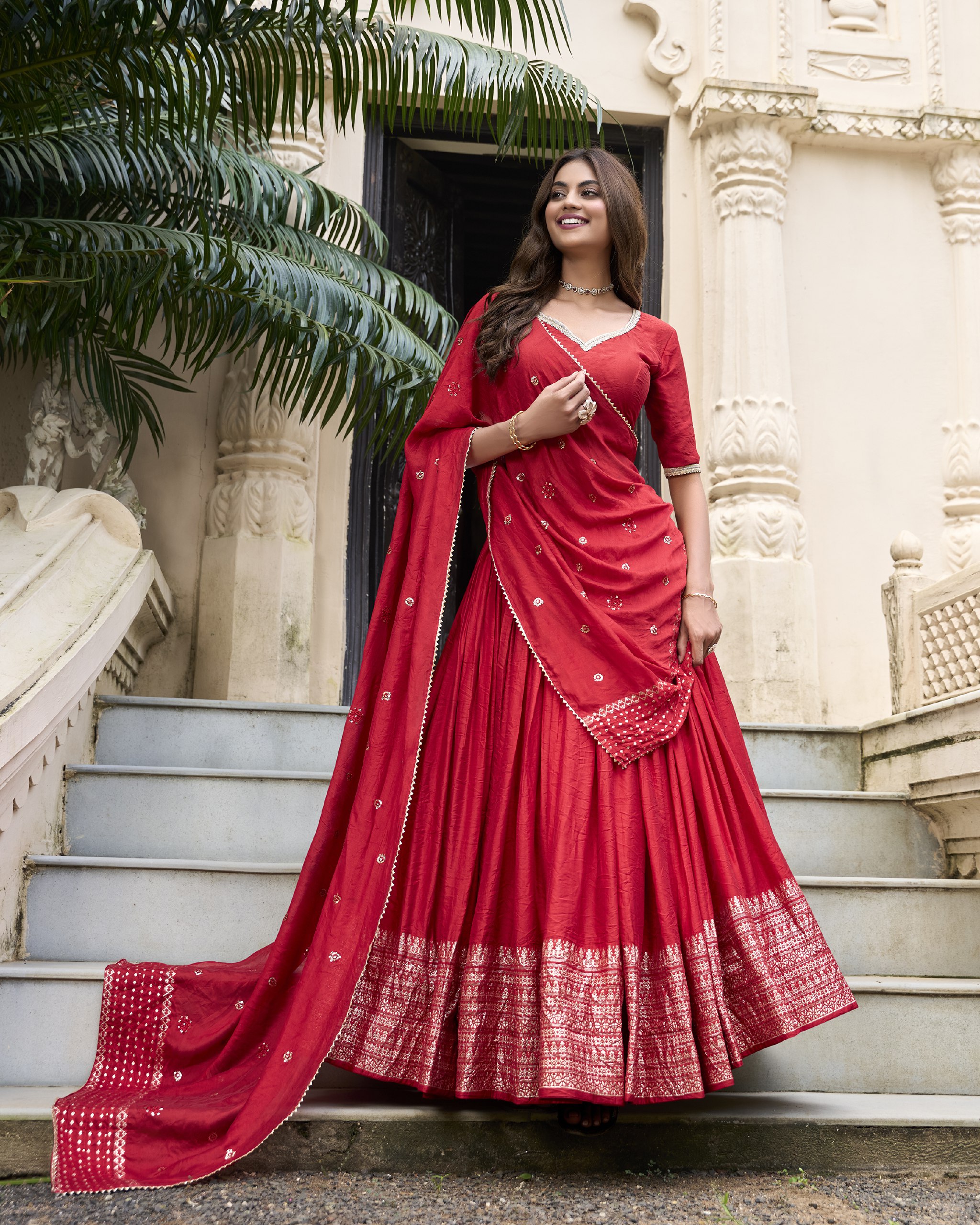 Simple Lehenga - Elegant Indian Wedding Design