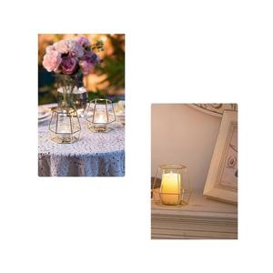 Support de bougie votive minimaliste moderne pour table, intérieur et extérieur, pour bougies chauffe-plat, décoration pour la maison, l'hôtel, le bureau, les mariages et les fêtes - Product Image 2