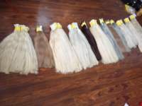 Cheveux Remy Vietnamiens de Haute Qualité 12A, en Vrac, Prix Abordable, Couleur Ombrée Naturelle, Lisses et Soyeux, Double Trame, Cuticules Alignées