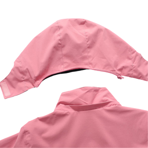 Activewear Chaquetas al aire libre Cortavientos con capucha Impermeable Manga larga Cremallera frontal Chaquetas Softshell para mujer - Product Image 4