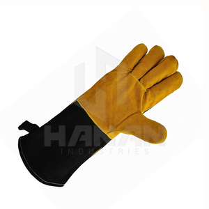 Gants de soudage en cuir de vache Gants d'isolation thermique résistants à l'usure pour le confort dans les tâches de soudage - Product Image 5