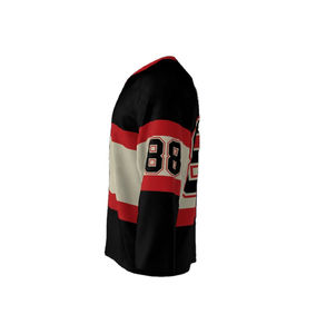 Maillot de hockey sur glace sublimé Conceptions personnalisées Logos Meilleur matériau personnalisé Prix de gros bon marché au Pakistan - Product Image 4