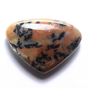 พลอยมะฮอกกานีออบซิเดียนทรงลูกแพร์ทรงคาโบชอง คุณภาพเยี่ยม ขัดเงาเรียบเนียน เหมาะสำหรับทำเครื่องประดับ - Product Image 2