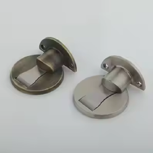 Topes de puerta de zinc altamente magnéticos personalizados Imanes montados en la pared de piso de servicio pesado Diseño moderno para uso en baños y hoteles - Product Image 1