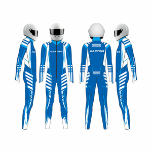 Traje anticorte universal de nivel 3 para hombres y mujeres, traje de piel Go-kart de tela estirada de cuatro lados, ropa de carreras Go-kart - Product Image 2
