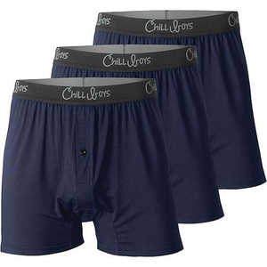 Calzoncillos Bóxer Clásicos para Hombre, Ultra Transpirables y Suaves, Talla 4XL, 95% Algodón, 5% Antibacterianos, Antiestáticos y Sostenibles, Paquete de 3 - Product Image 2