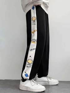 Pantalon en molleton décontracté en coton pour homme, streetwear, qualité portable, design unique et respirant, couleur personnalisée - Product Image 4