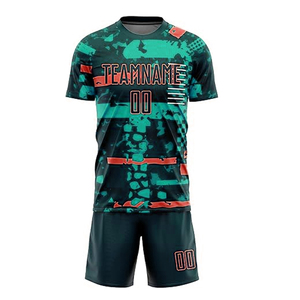 Best Price 100% Breathable <b>Waterproof</b> Lightweight Polyester Soccer Uniform for Men's Adults Custom Logo Automated Cutting - Product Image 1