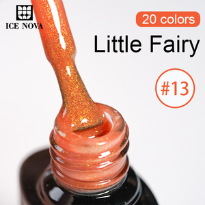 ICE nova Little Fairy GEL polish 20สีสไตล์วันหยุดระยิบระยับสีม่วง hema/tpma ผู้ผลิตฟรี - Product Image 4