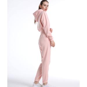 Venta al por mayor Otoño ropa con capucha 2 piezas chándal conjunto 2023 mujer jogging traje invierno sudor chándal para mujer - Product Image 4