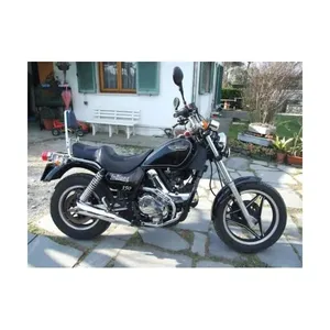 Kit di 4 Adesivi Laterali per Moto DUCATI INDIANA 350, Dimensioni Personalizzate, Adesivi Serbatoio con Logo Indiana350 ARGENTO - Product Image 2