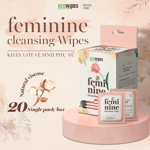 Lingettes féminines en coton doux de haute qualité pour adultes et bébés, équilibre du pH, directement du Vietnam - Product Image 1
