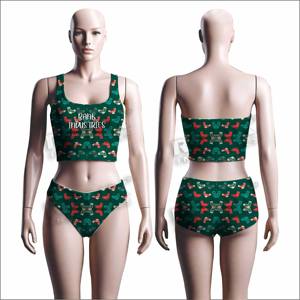 Conjunto de bikini de calidad superior para mujer, conjunto de bikini con estampado personalizado para mujer, conjunto de Bikini transpirable para mujer - Product Image 2