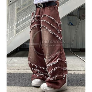 Latest Design OEM Service Wide Leg <b>Jeans</b> Pant For Men Comfortable Premium Quality Men <b>Jeans</b> Pants - Product Image 2
