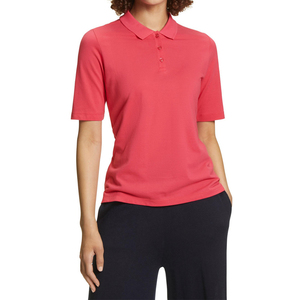 Chemises pour femmes en tissu respirant, contrôle de l'humidité, ajustement stable, toucher doux à l'intérieur, couleur unie, 100% coton, décontracté - Product Image 1