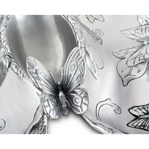 Handmade Metal Storage <b>Tray</b> for <b>Vanity</b> & Dresser Mirror Polish <b>Tray</b> for Coffee and Tea Stations Made by Zahid Exports in India - Product Image 5