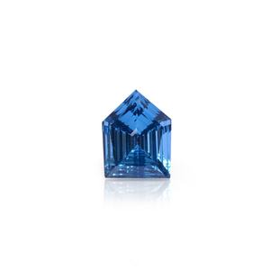 December birthstone หายาก loodon Blue Topaz หินตัดเว้ารูปร่างห้าเหลี่ยมตัดแม่นยำพลอยสีฟ้าบุษราคัมแฟนซี - Product Image 2