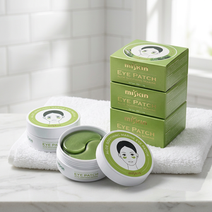 Patchs Hydrogel Apaisants à l'Aloe Vera pour les Yeux, Masque Rafraîchissant et Hydratant pour le Visage, Contre les Poches, les Cernes et les Ridules - Product Image 1