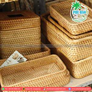 <b>TOP</b> PRODUCT High-Quality Viet Nam Rattan Tray for Food Storage Bread-Making and Kitchen Organizer Solutions - Product Image 5