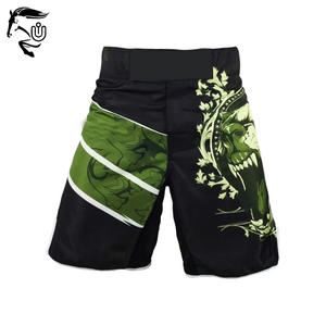 Pantalones cortos de MMA con estampado de logotipo personalizado de alta calidad Grappling y Jiu Jitsu Fightwear para hombres Ropa de artes marciales personalizada - Product Image 1