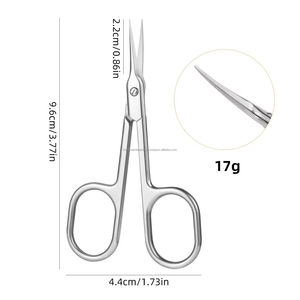 Ciseaux à cuticules professionnels en acier inoxydable, à double tranchant, durables, pour un affûtage fin, outil de beauté - Product Image 6