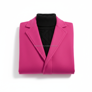 Collection de manteaux en laine pour hommes sur mesure, motifs rose, camel, olive et à carreaux |   Fabricant OEM et sous marque privée - Product Image 6