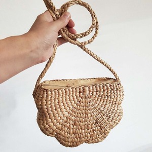 Bolso ecológico de gran venta con correa para el hombro, bolso de mano de jacinto de agua, precio económico. - Product Image 2