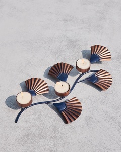 Candelabro de hormigón minimalista moderno, soporte de Metal Vintage, decoración única para el hogar para Navidad, otros candelabros, linternas - Product Image 4