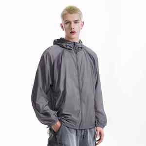 QUICKSHOW Camouflage à capuche soleil protéger imperméable Anti-UV extérieur unisexe veste UPF50 léger été autre - Product Image 4