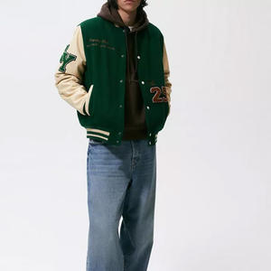 Chaquetas de invierno Letterman Chaquetas de bombardero para exteriores para hombres a precios al por mayor (2024) Streetwear Chaqueta de béisbol para hombres - Product Image 4