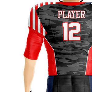 Design unique Vêtements de sport pour jeunes Impression par transfert de chaleur Tops de football américain Maillot de football américain - Product Image 6