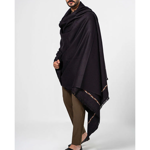 High Quality Men's Genuine Wool <b>Shawl</b> Warm for <b>Indian</b> Pakistani Winter Clothing High Quality Fabric Wool <b>Shawl</b> - Product Image 3