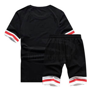 Ropa informal de alta calidad para hombre, conjunto de camisetas de verano de talla grande para uso en exteriores, conjunto de camisetas de verano para hombre - Product Image 2