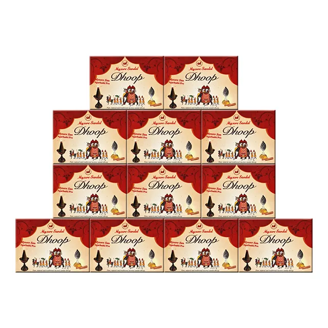 Mysore sandalo Dhoop - 20 pezzi (confezione da 12 scatole)