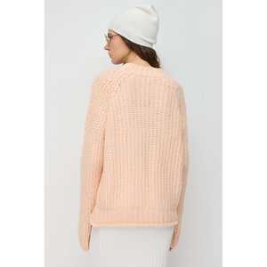 เสื้อสเวตเตอร์คอวีสไตล์เกาหลี ลายพิมพ์ สำหรับผู้หญิง ระบายอากาศได้ดี อุ่นสบาย ผ้าไม่ถักทอ  โลโก้ตัวอักษรด้านหน้า ไซส์ XS สำหรับฤดูใบไม้ร่วงและฤดูหนาว - Product Image 6