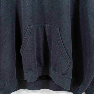 Sweat-shirt à capuche ample en coton 400 g/m² pour homme, de haute qualité, épais, avec effet délavé et design brodé, idéal pour l'hiver - Product Image 3