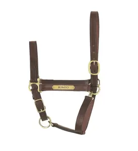 เชือกแขวนคอหนังแบบประหยัดพร้อมจานเชือกแขวนคอม้าน้ำหนัก400ปอนด์เชือกแขวนคอ4ปมสำหรับม้าพับได้ - Product Image 1