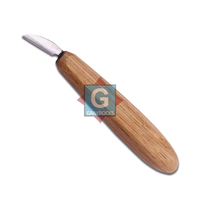 Couteaux à découper le bois de qualité supérieure en acier inoxydable de qualité industrielle, manche en bois, logo personnalisé OEM, garantie 1 an, Gray Rocks