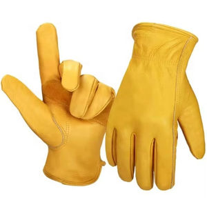 Gants de travail en cuir de vachette de haute qualité pour hommes, gants de sécurité industriels pour la construction, pour le sport, le cyclisme, en provenance du Pakistan - Product Image 4