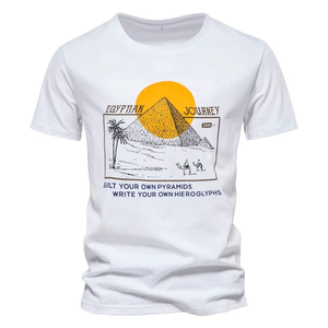 T-shirt 100% coton de Logo personnalisé de haute qualité pour hommes vente en gros en vrac Streetwear mode tissu tricoté confortable et Durable - Product Image 1