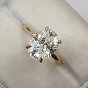 Minimalist 9x7 MM Oval Moissanite Engagement <b>Ring</b> <b>Set</b> 925 Silver Solitaire Wedding <b>Ring</b> with Four Claws Ideal Gift <b>for</b> <b>Women</b> - Product Image 1