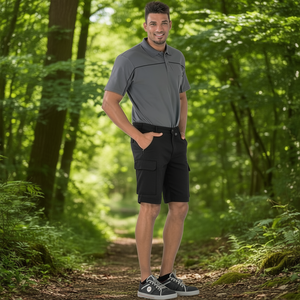 PLANAM Size M Canvas Shorts <b>Black</b>/<b>Black</b> Workwear <b>Pants</b> - Product Image 3