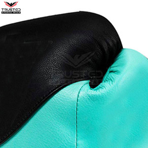 ถุงมือชกมวยทนทานออกแบบโลโก้ได้ตามต้องการแบบมืออาชีพทำจากหนังคุณภาพสูงสไตล์ธรรมดาสำหรับใช้ในกีฬา - Product Image 4