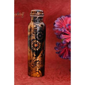 Botella de Agua de Metal de Cobre Impresa - Product Image 1