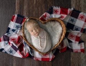 Accessoires Photo en forme de cœur accessoires de pose de Studio panier en bambou photographie de bébé photographie d'enfants - Product Image 2