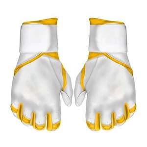 Guantes de bateo de béisbol con control de impacto con dedos reforzados y textura de Palma mejorada para un rendimiento seguro - Product Image 6