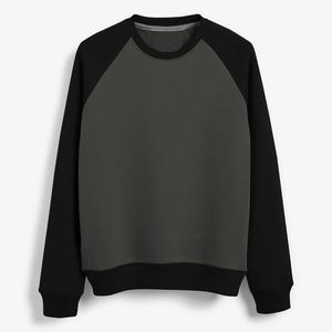 Sweat-shirt en molleton brodé patchwork à col rond pour hommes/femmes, université/collège, coton/polyester, sororité/fraternité, lavé - Product Image 1