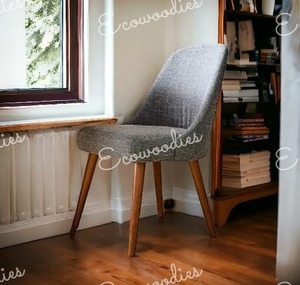 Offre Spéciale Design moderne chaise bois rétro accoudoirs dossier chaise en bambou pour salon meubles jardin - Product Image 4